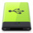 Green USB Icon